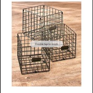 Brand new metal baskets